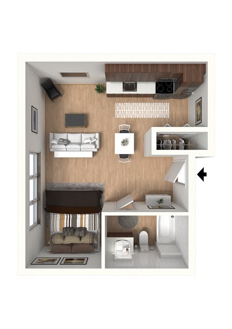 1953 NW Overton St Studio Apartment for Rent - Photo Gallery 20